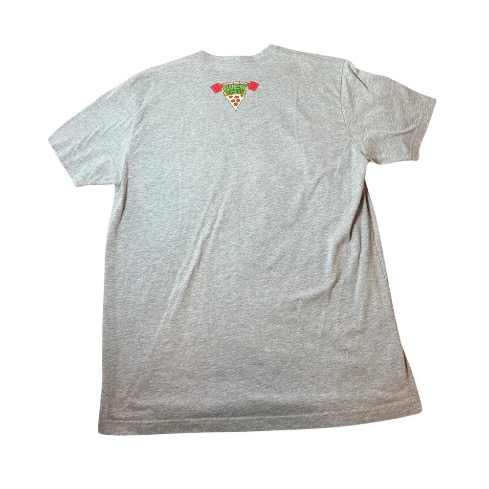 Men's Sz XL Teenage Mutant Natty Turtles Gray‎ Graphic T-Shirt Cotton - Picture 2 of 7